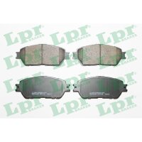 LPR 05P1792 Bremsbelagsatz, Scheibenbremse