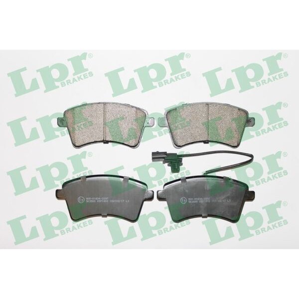 LPR 05P1800 Bremsbelagsatz, Scheibenbremse