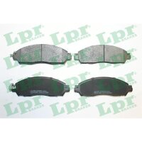LPR 05P2056 Bremsbelagsatz, Scheibenbremse