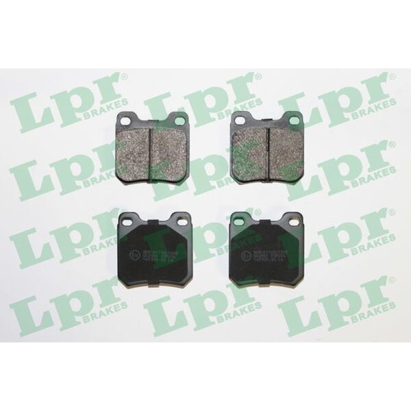 LPR 05P206 Bremsbelagsatz, Scheibenbremse