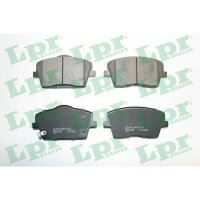 LPR 05P2062 Bremsbelagsatz, Scheibenbremse