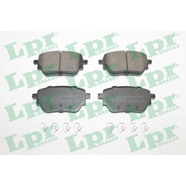 LPR 05P2132 Bremsbelagsatz, Scheibenbremse