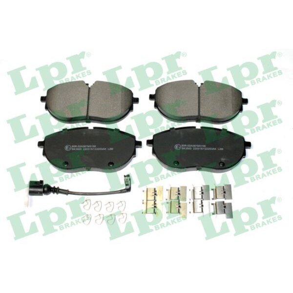 LPR 05P2253AK Bremsbelagsatz, Scheibenbremse