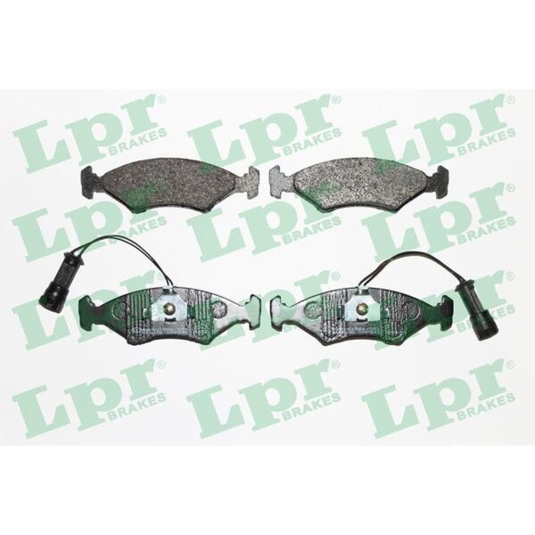 LPR 05P242 Bremsbelagsatz, Scheibenbremse