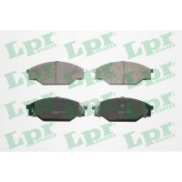 LPR 05P266 Bremsbelagsatz, Scheibenbremse