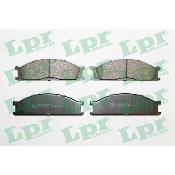 LPR 05P379 Bremsbelagsatz, Scheibenbremse