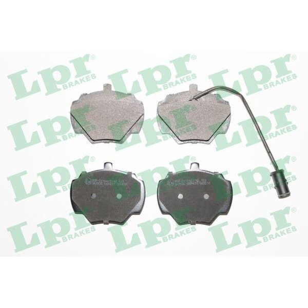LPR 05P431 Bremsbelagsatz, Scheibenbremse