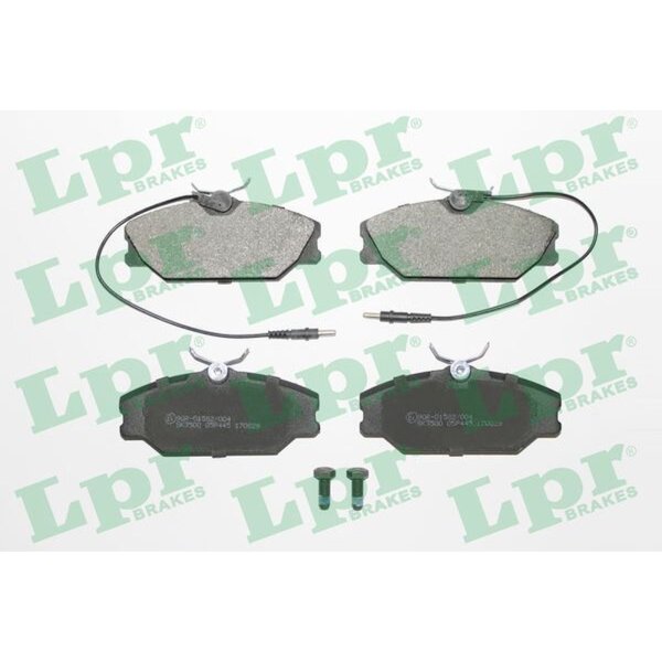 LPR 05P445 Bremsbelagsatz, Scheibenbremse
