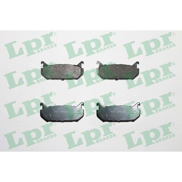 LPR 05P512 Bremsbelagsatz, Scheibenbremse