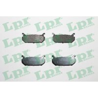 LPR 05P512 Bremsbelagsatz, Scheibenbremse