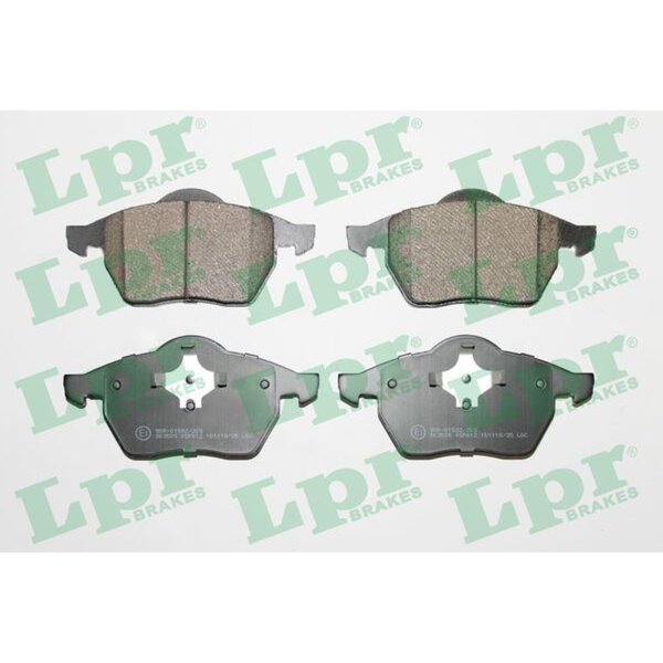 LPR 05P612 Bremsbelagsatz, Scheibenbremse