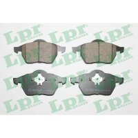 LPR 05P612 Bremsbelagsatz, Scheibenbremse