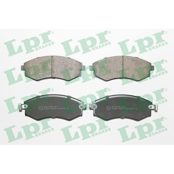 LPR 05P640 Bremsbelagsatz, Scheibenbremse