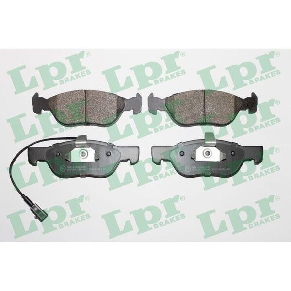 LPR 05P646 Bremsbelagsatz, Scheibenbremse