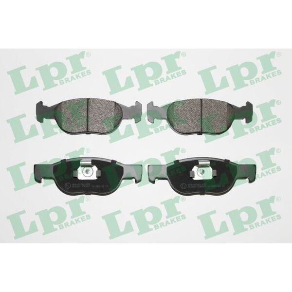LPR 05P687 Bremsbelagsatz, Scheibenbremse
