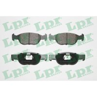 LPR 05P687 Bremsbelagsatz, Scheibenbremse
