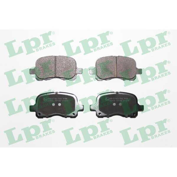 LPR 05P768 Bremsbelagsatz, Scheibenbremse