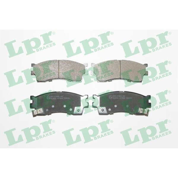 LPR 05P809 Bremsbelagsatz, Scheibenbremse