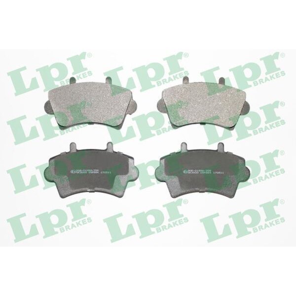 LPR 05P884 Bremsbelagsatz, Scheibenbremse