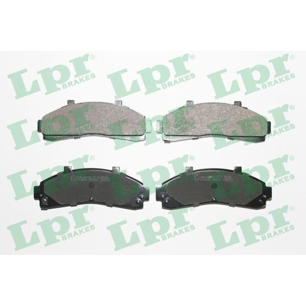 LPR 05P989 Bremsbelagsatz, Scheibenbremse