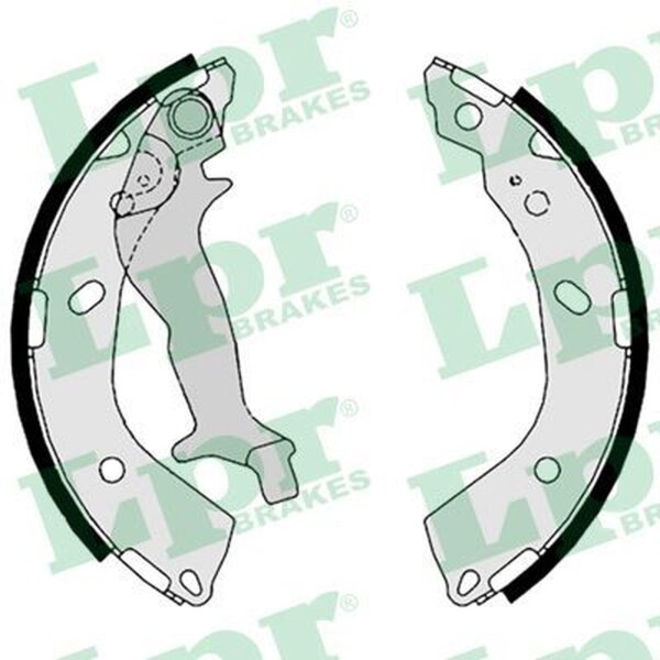 LPR 08760 Bremsbackensatz