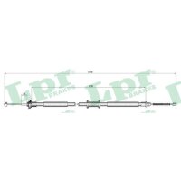LPR C0521B Seilzug, Feststellbremse