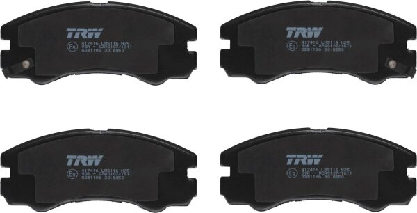 TRW GDB1186 Bremsbelagsatz, Scheibenbremse