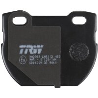 TRW GDB1209 Bremsbelagsatz, Scheibenbremse