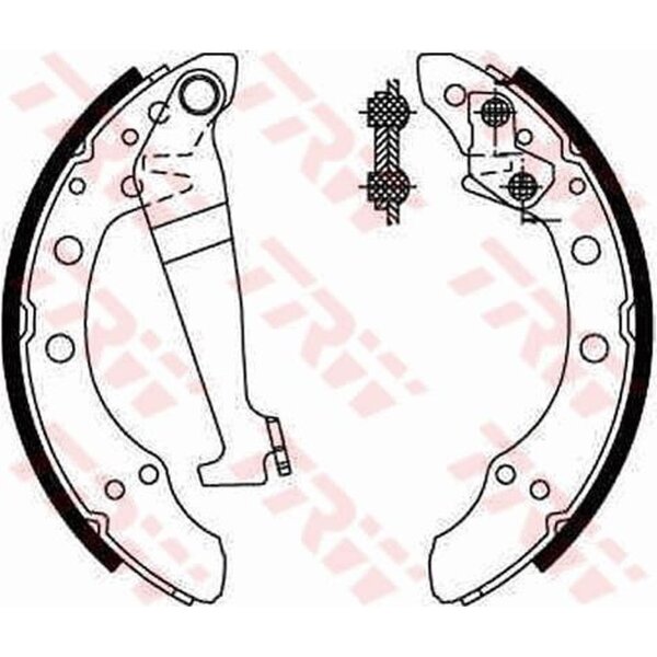 TRW GS8092 Bremsbackensatz
