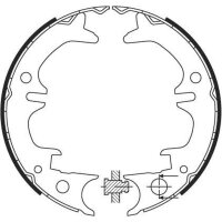 TRW GS8430 Bremsbackensatz, Feststellbremse