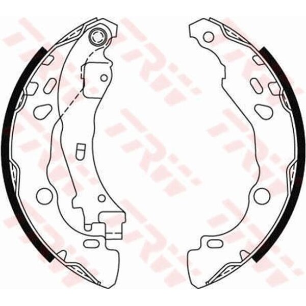 TRW GS8474 Bremsbackensatz