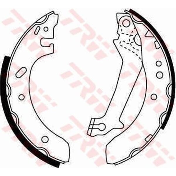 TRW GS8607 Bremsbackensatz