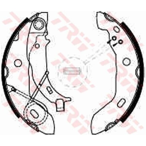 TRW GS8627 Bremsbackensatz