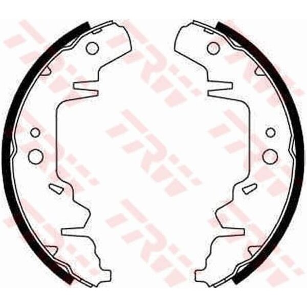 TRW GS8643 Bremsbackensatz