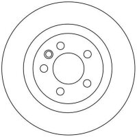 TRW DF4343S Bremsscheibe