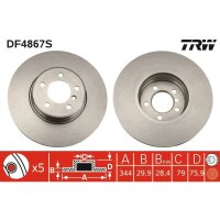 TRW DF4867S Bremsscheibe