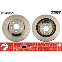 TRW DF4916S Bremsscheibe