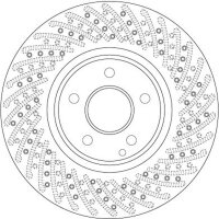 TRW DF6079S Bremsscheibe