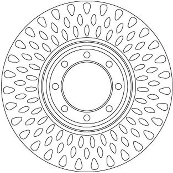 TRW DF6688S Bremsscheibe