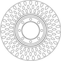 TRW DF6688S Bremsscheibe