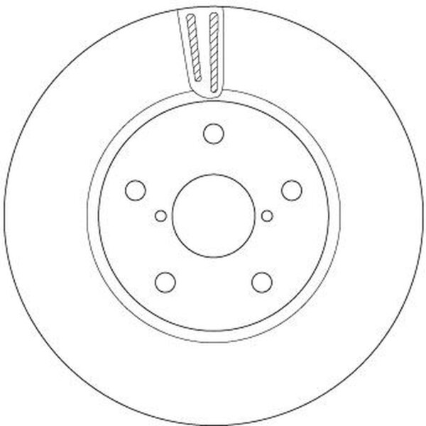 TRW DF6727S Bremsscheibe