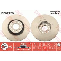 TRW DF6742S Bremsscheibe
