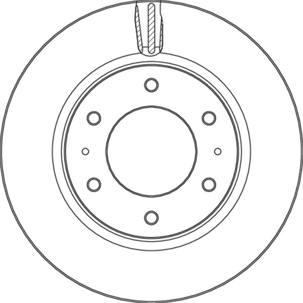 TRW DF6992S Bremsscheibe