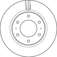 TRW DF6992S Bremsscheibe
