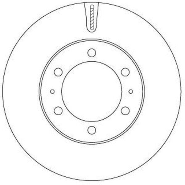 TRW DF7827S Bremsscheibe
