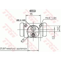 TRW BWH402 Radbremszylinder
