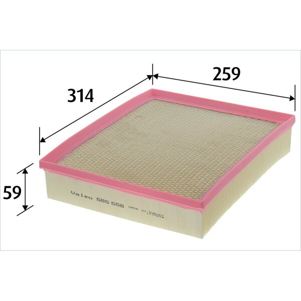 VALEO 585558 Luftfilter