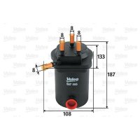 VALEO 587555 Kraftstofffilter