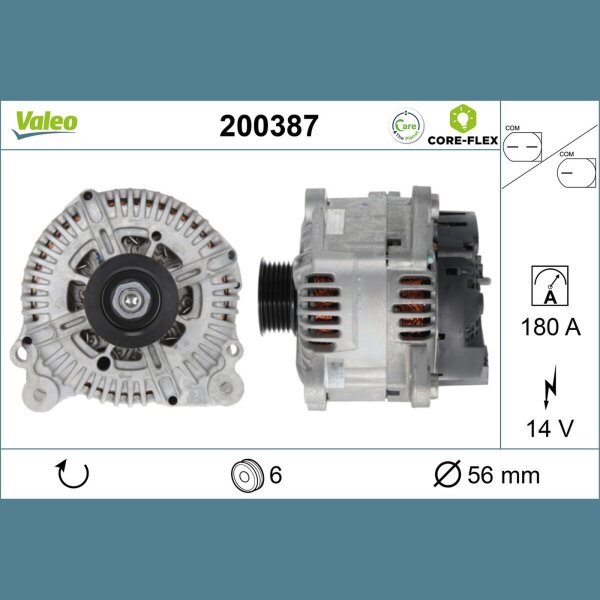 VALEO 200387 Generator