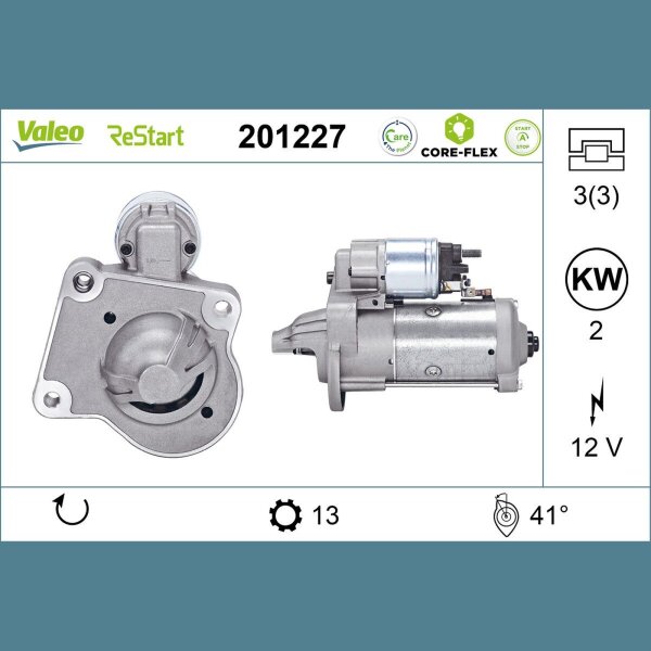 VALEO 201227 Starter